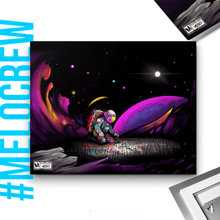 #MELOtober 2023 Personalized MELO CREW Founders - Metal Print | #MadeByMELO product image (1)