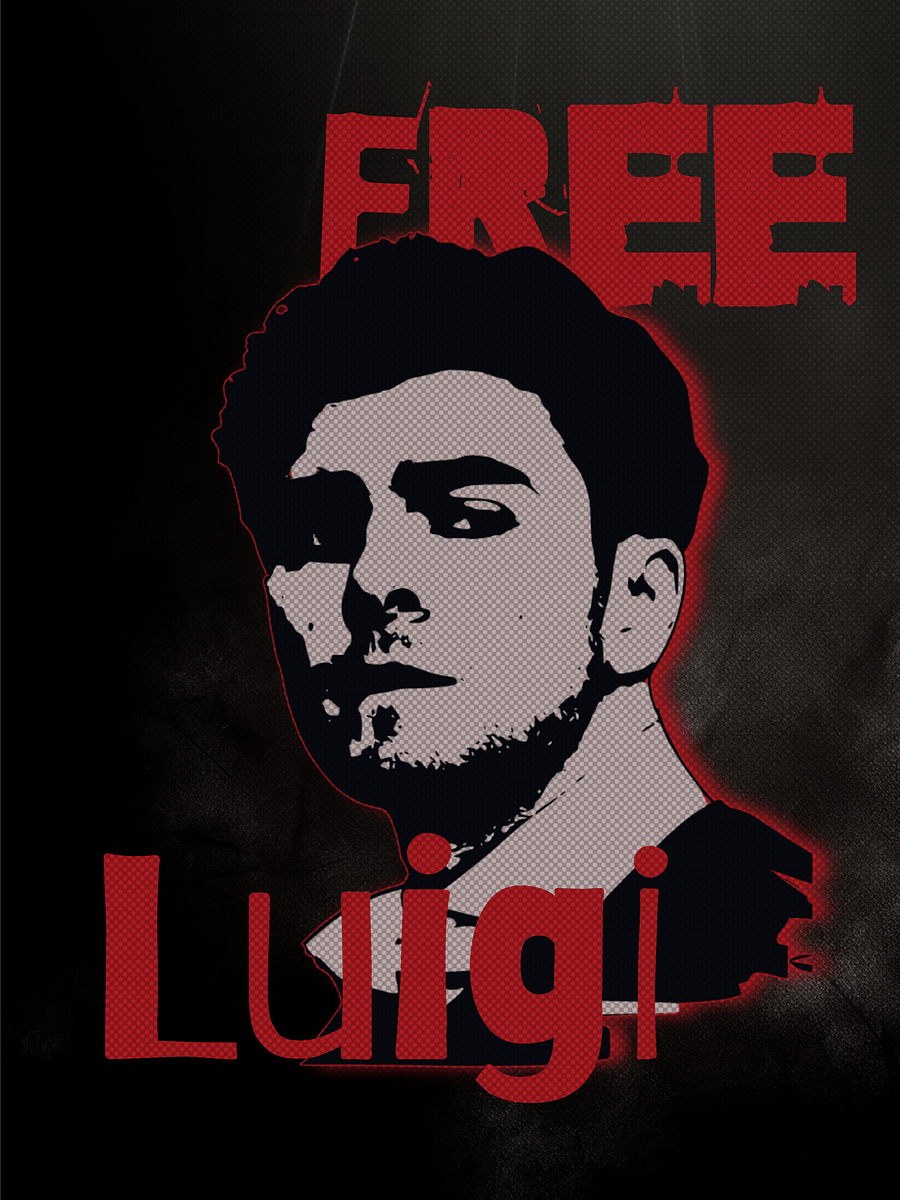 Free Luigi Mangione Mobile Wallpaper Black product image (3)