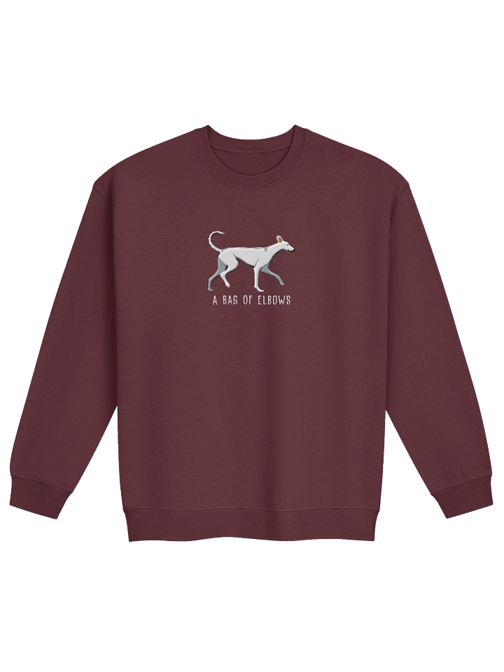 A Bag of Elbows Sweatshirt (Embroidered) of an Ibizan Hound(White) product image (5)