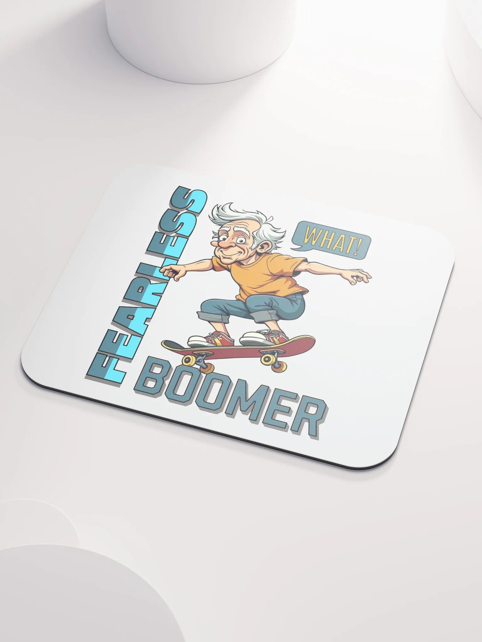 Fearless Boomer Skateboarding Energy Mouse Pad product image (3)