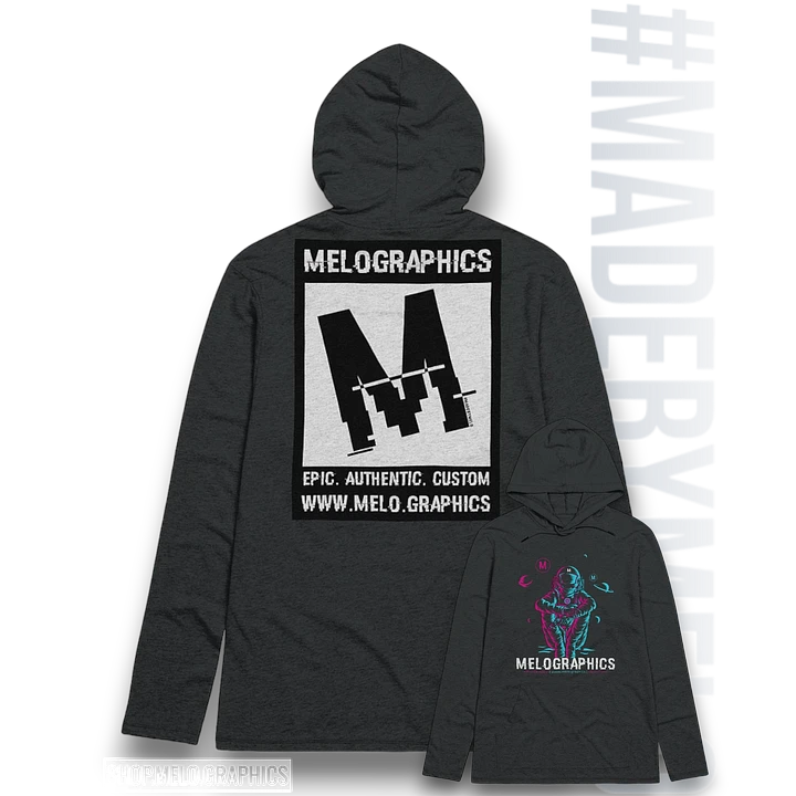 #MeloCrew Vibes: Duotone - Premium Lightweight Hoodie | #MadeByMELO product image (1)