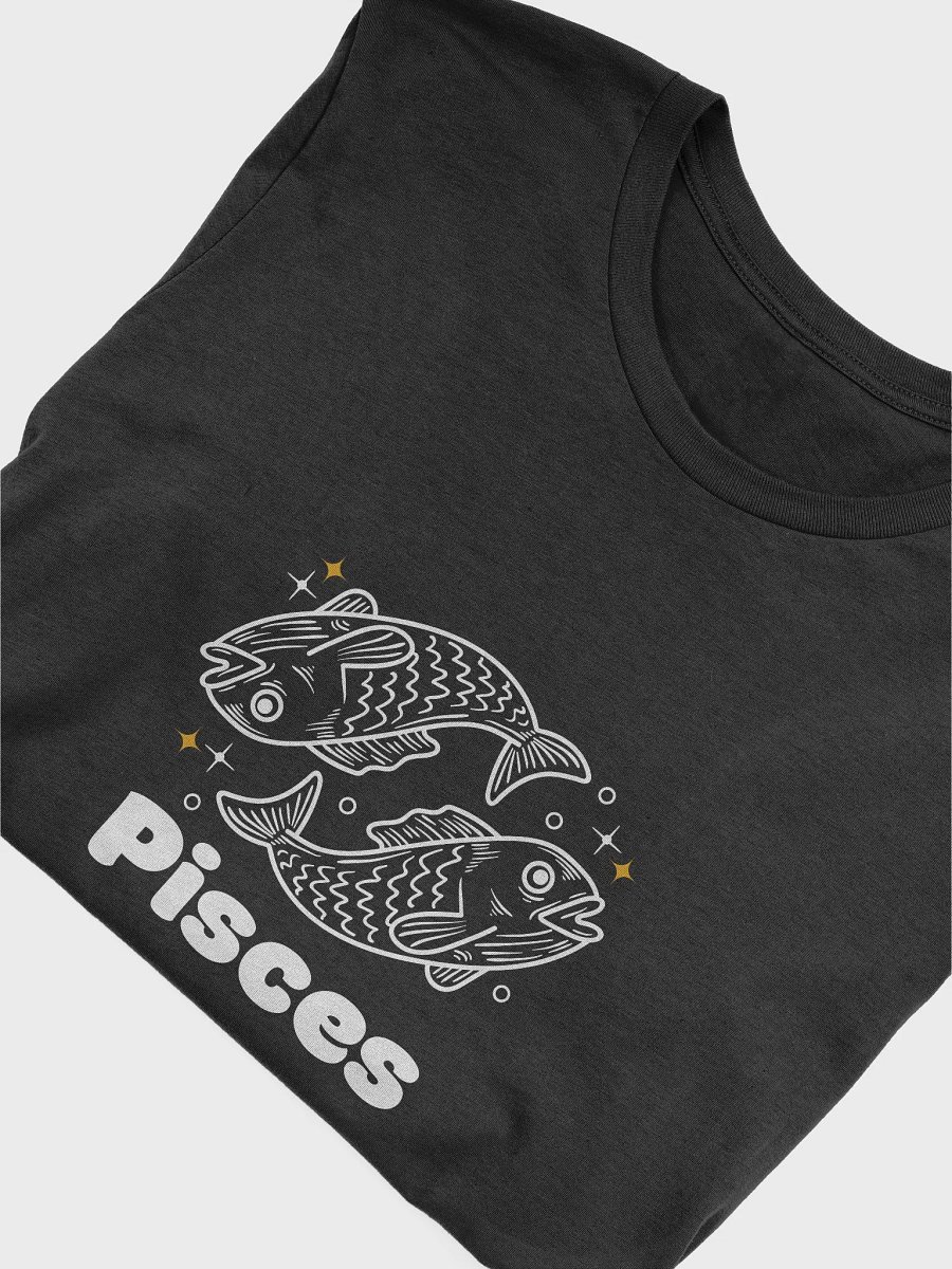 Pisces Fish T-shirt - White Writing product image (3)