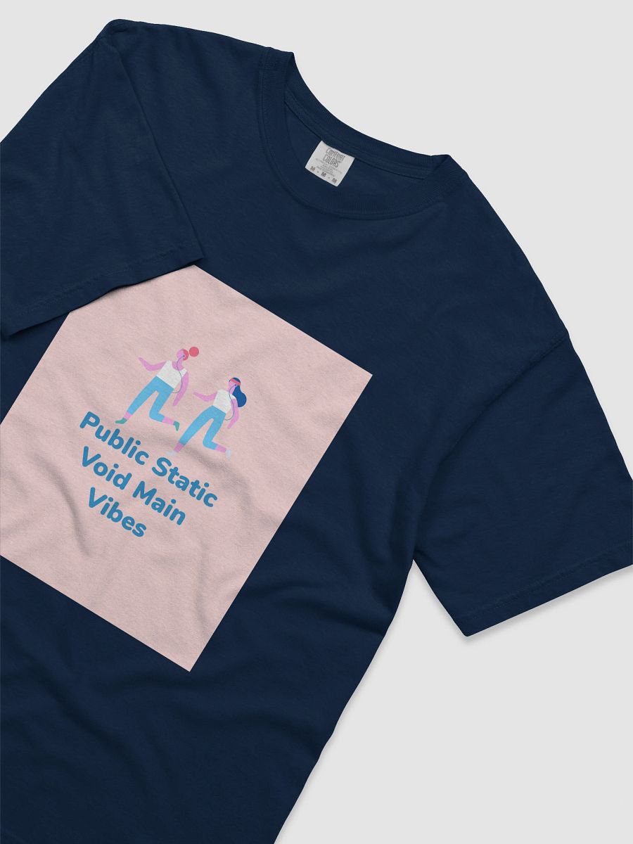 Public Static Void Main Vibes – Coder T-Shirt product image (3)