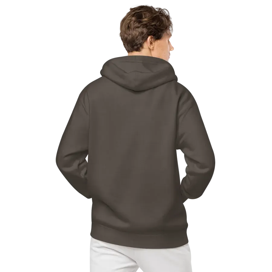 HEADPHONES ON (gold) embroidered pigment hoodie product image (4)
