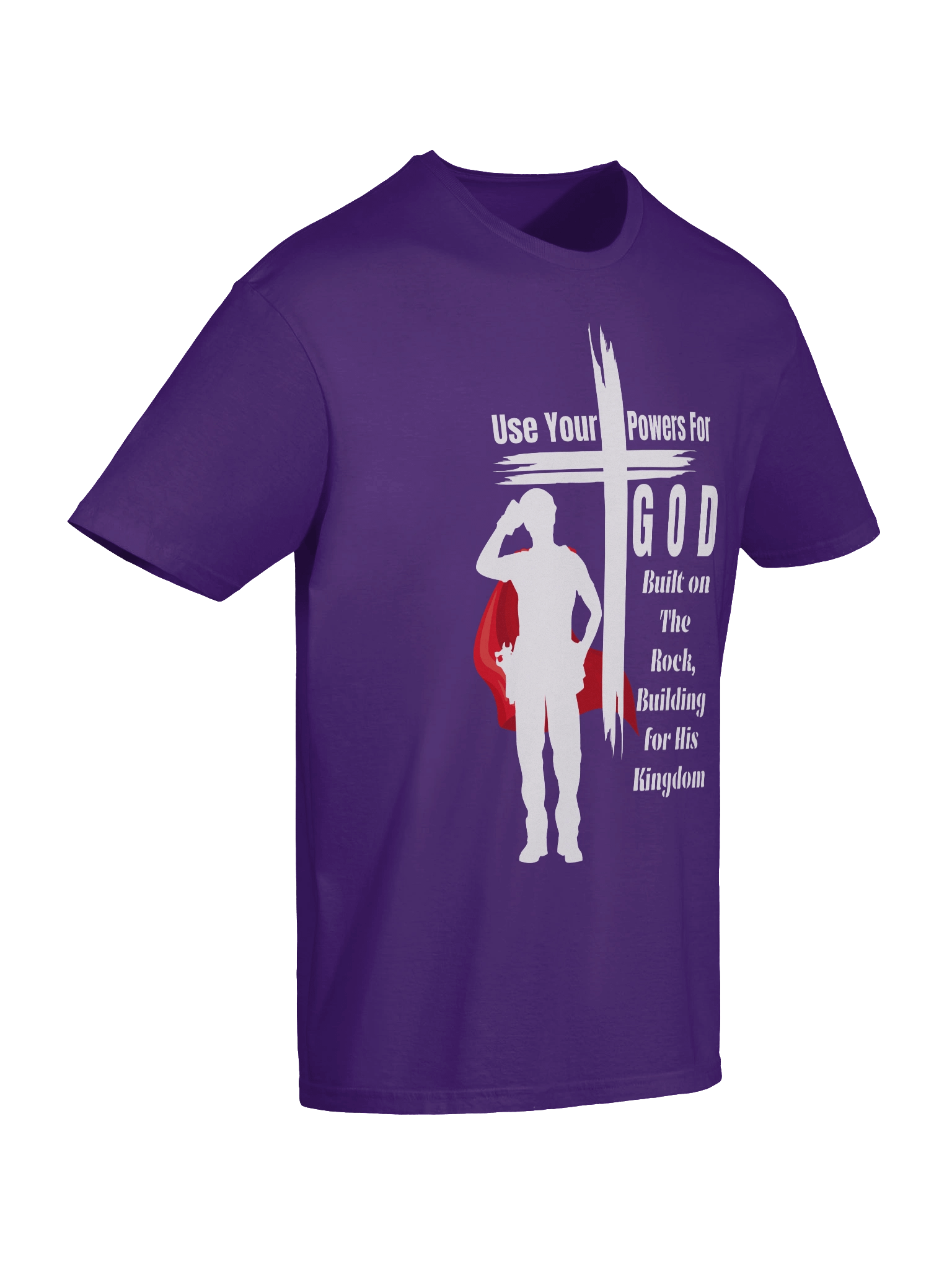 Use your powers for God - Marvel at His Goodness, Christian Construction Worker Superhero T-Shirt product image (24)