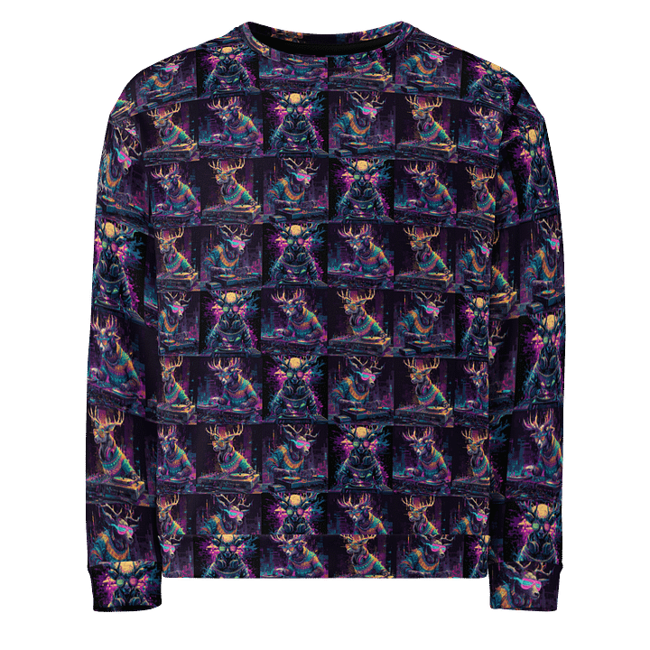 Rising Sons™ DJ Reindeer Ugly Christmas Sweater product image (1)