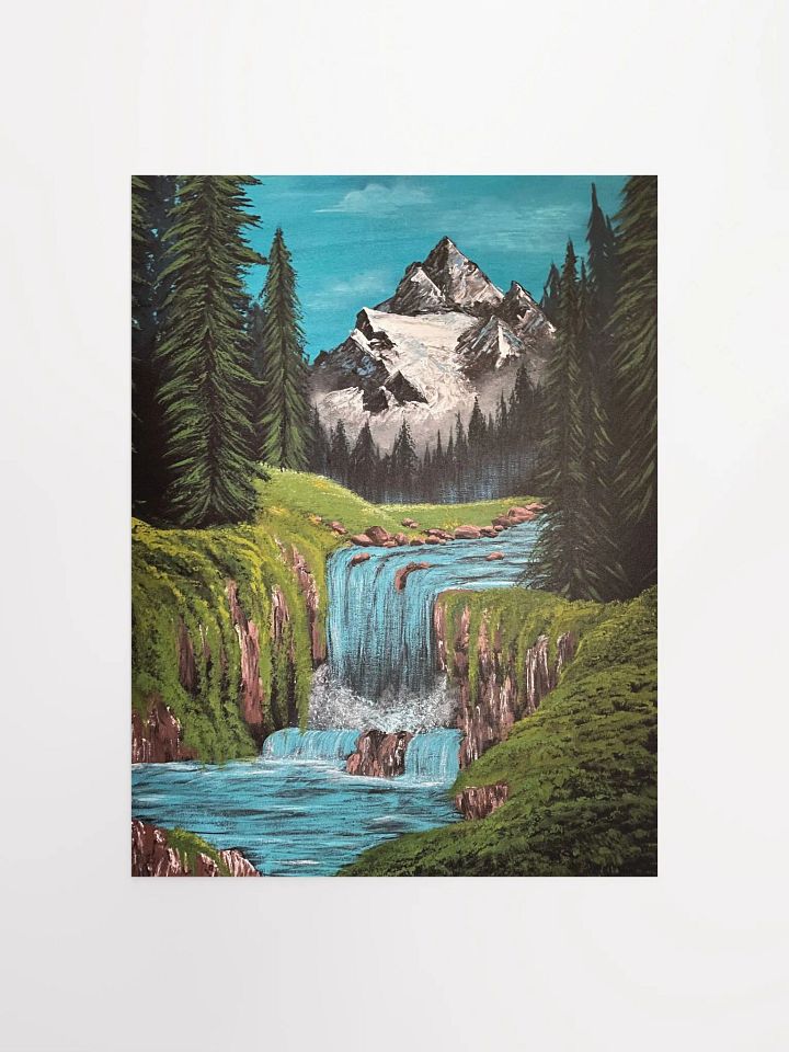 Valley Waterfall Print product image (1)