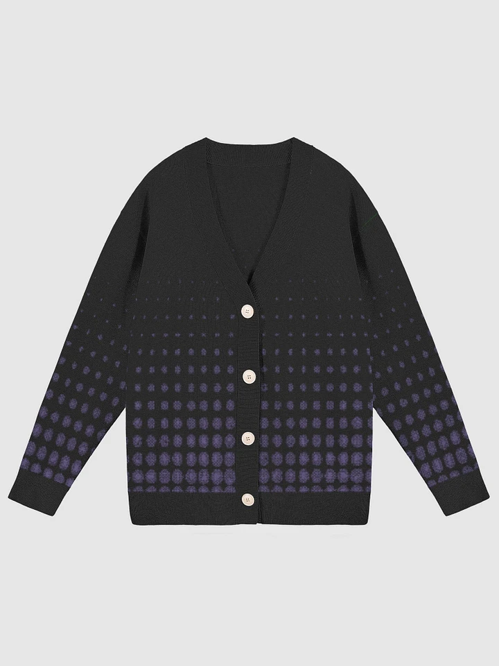 Purple Half Tone Cardigan Sweater product image (2)