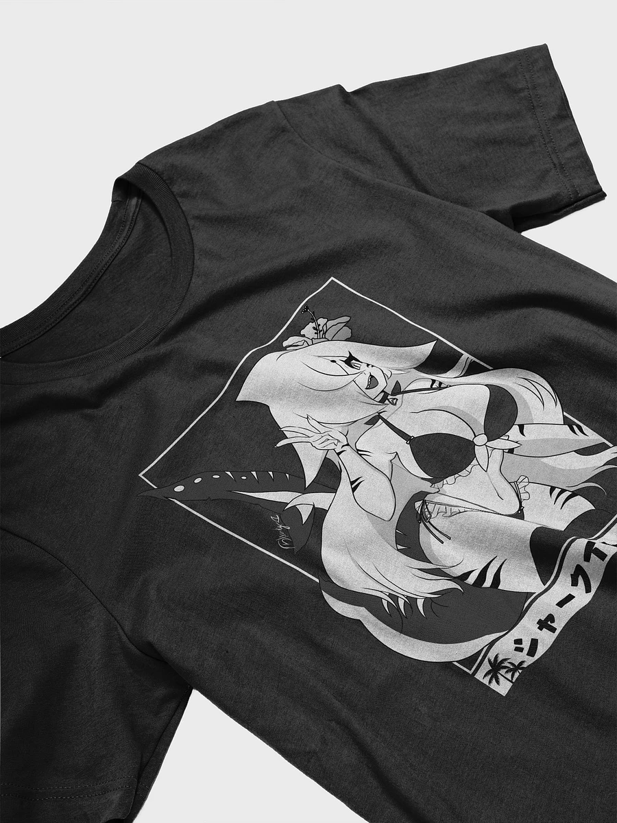 Sharky T-Shirt (Black, Minimal Pattern) product image (3)