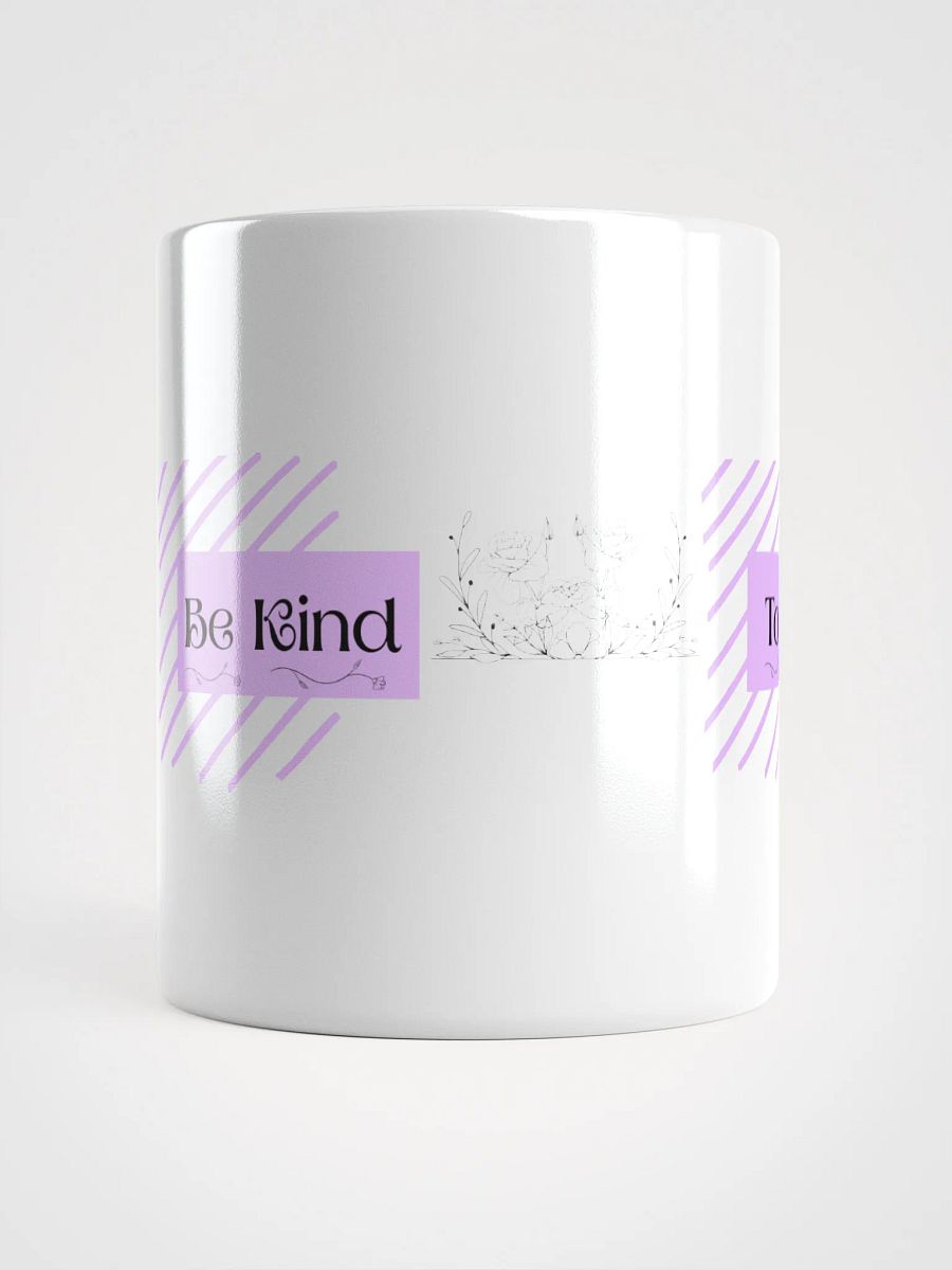 Purple/White Coffee Mug: Be Kind To You product image (5)