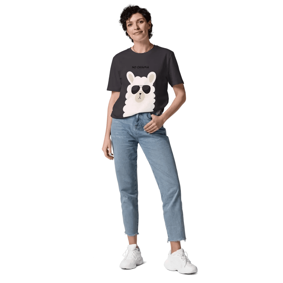 Llama Coolness Organic Tee product image (145)