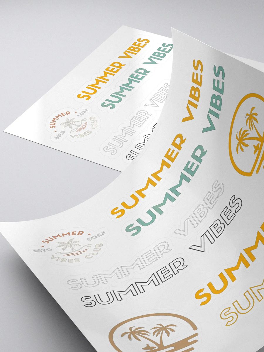 Summer Vibes Stickers product image (4)