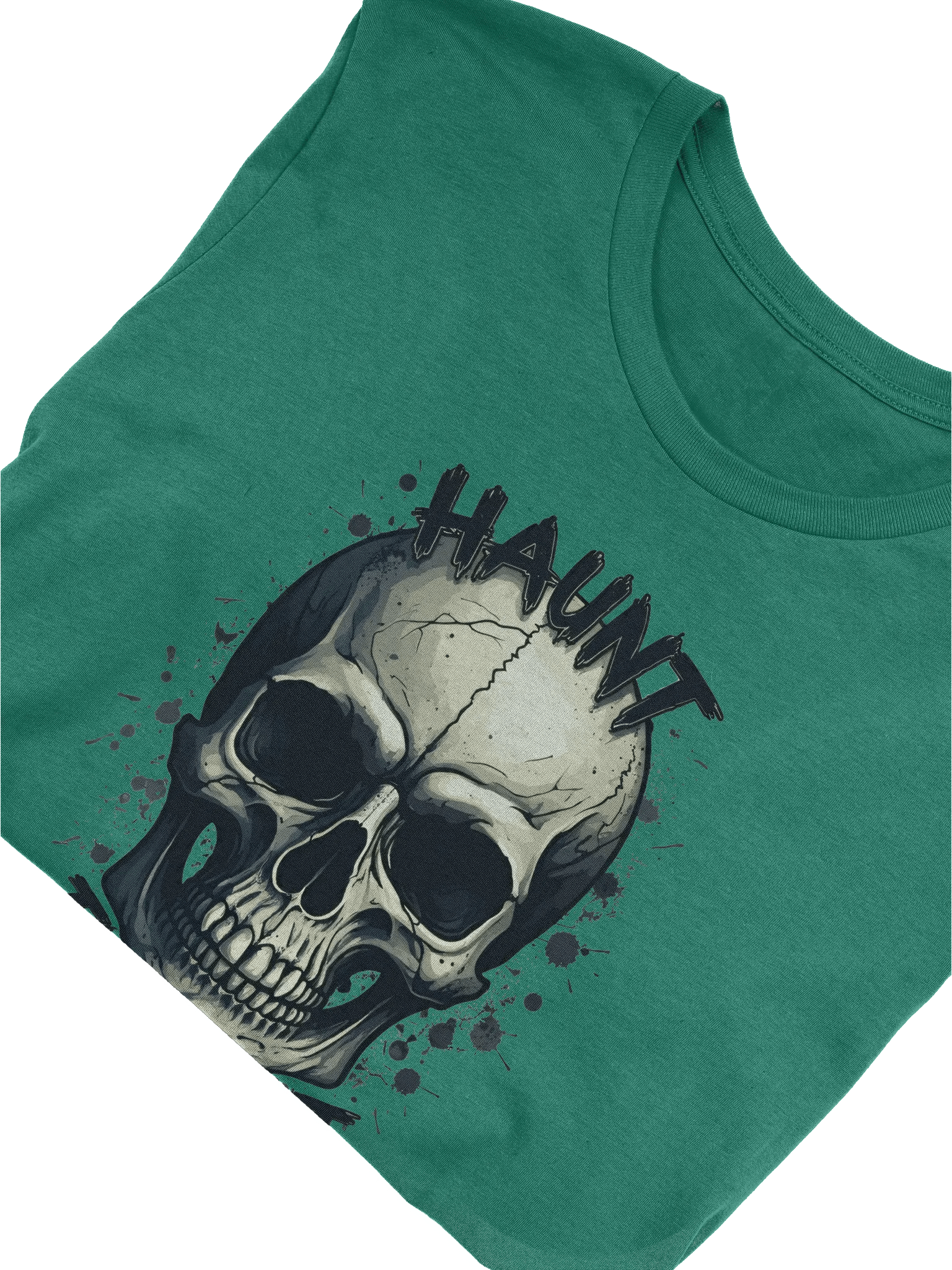 Grunge Skull Halloween T-Shirt product image (29)