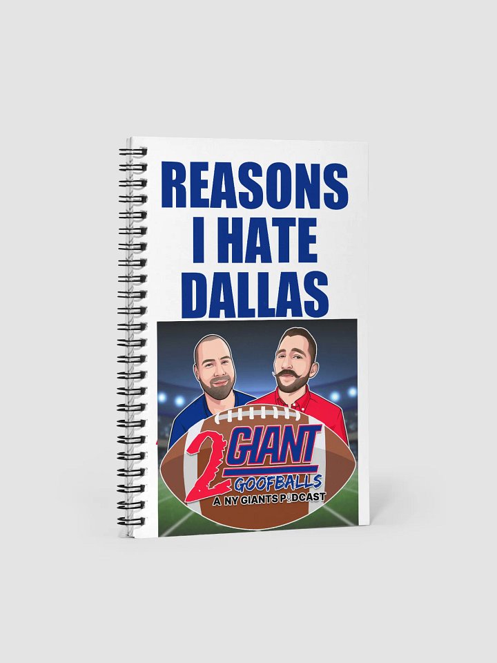 Reasons I Hate Dallas Notebook product image (1)