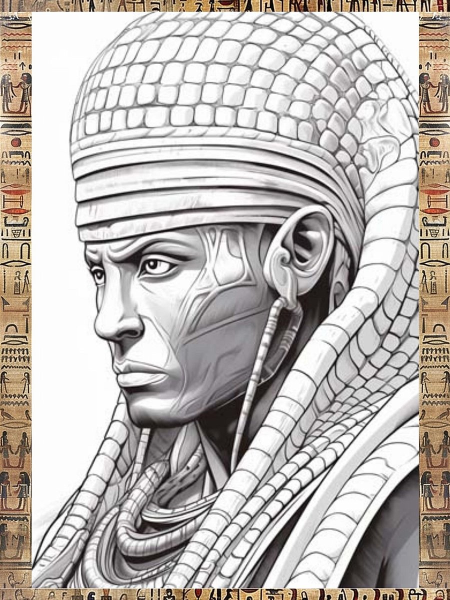 Egyptian Gods Coloring Book for Adults product image (3)