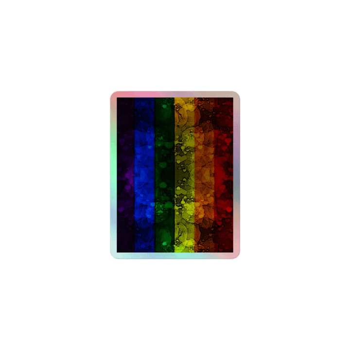 Pride Flag Sticker (Textured Variation) product image (1)
