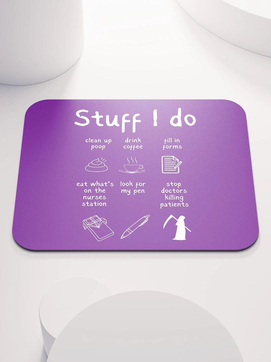Funny Nurse Mousemat 