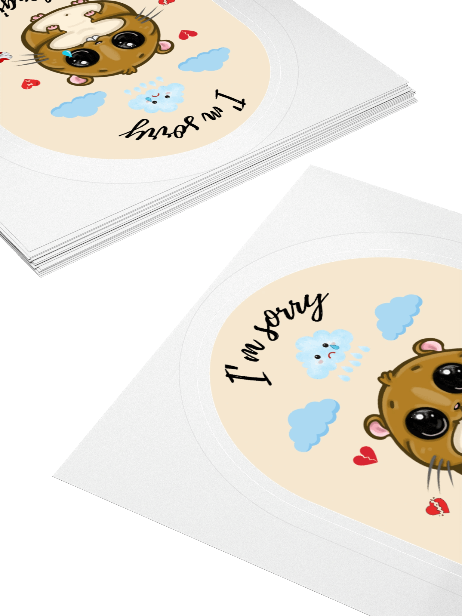 I’m Sorry – Sad Hamster Apology Sticker product image (4)