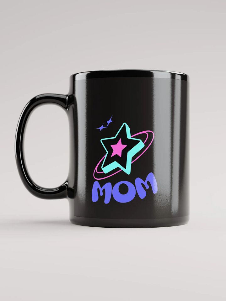 Cosmic Mom Black Glossy Mug product image (2)