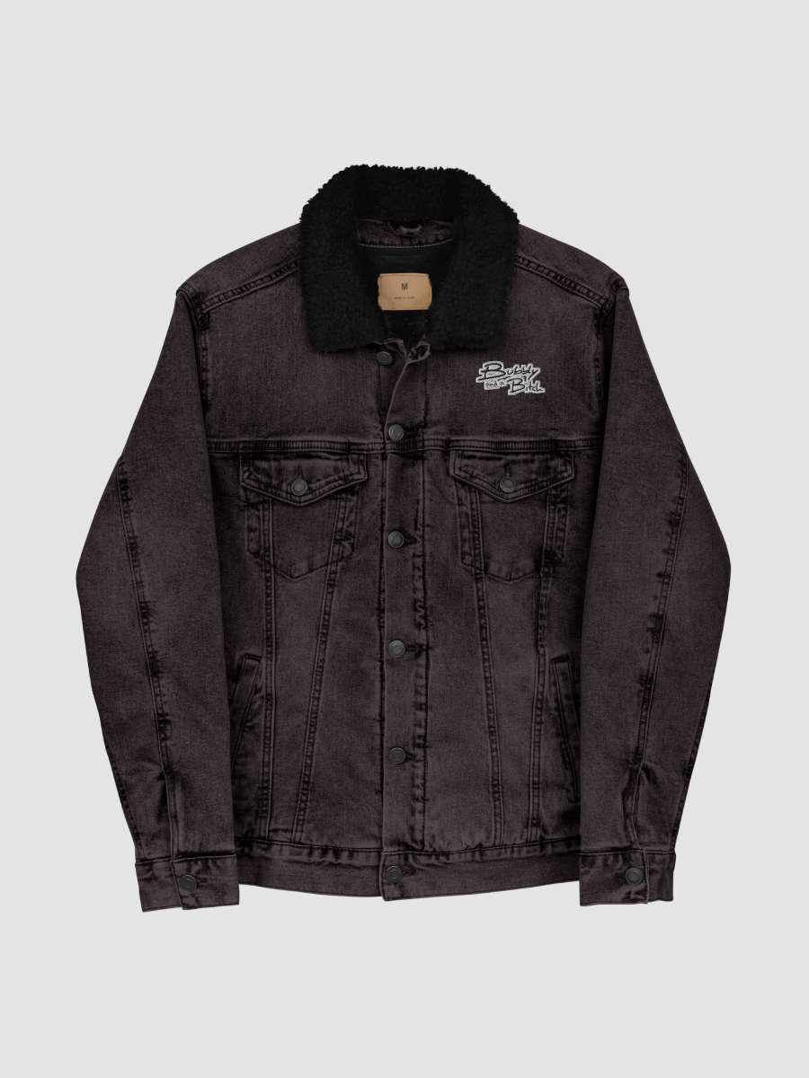 Bubbly and a B*tch Unisex Sherpa Denim Jacket product image (1)