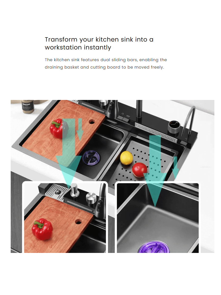 Kitchen smart sink Doj500 product image (11)