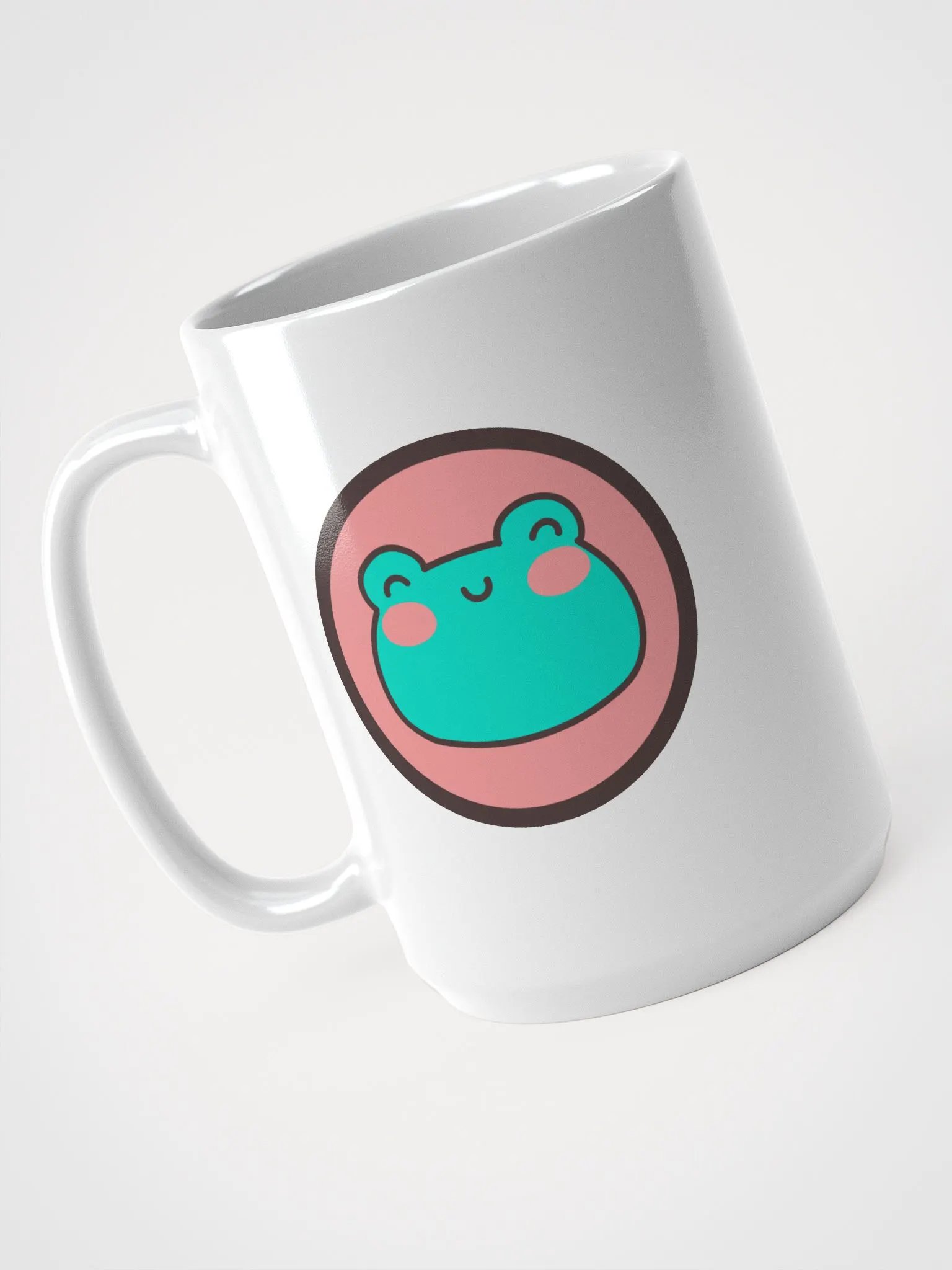 Starry Frog White Glossy Mug product image (2)