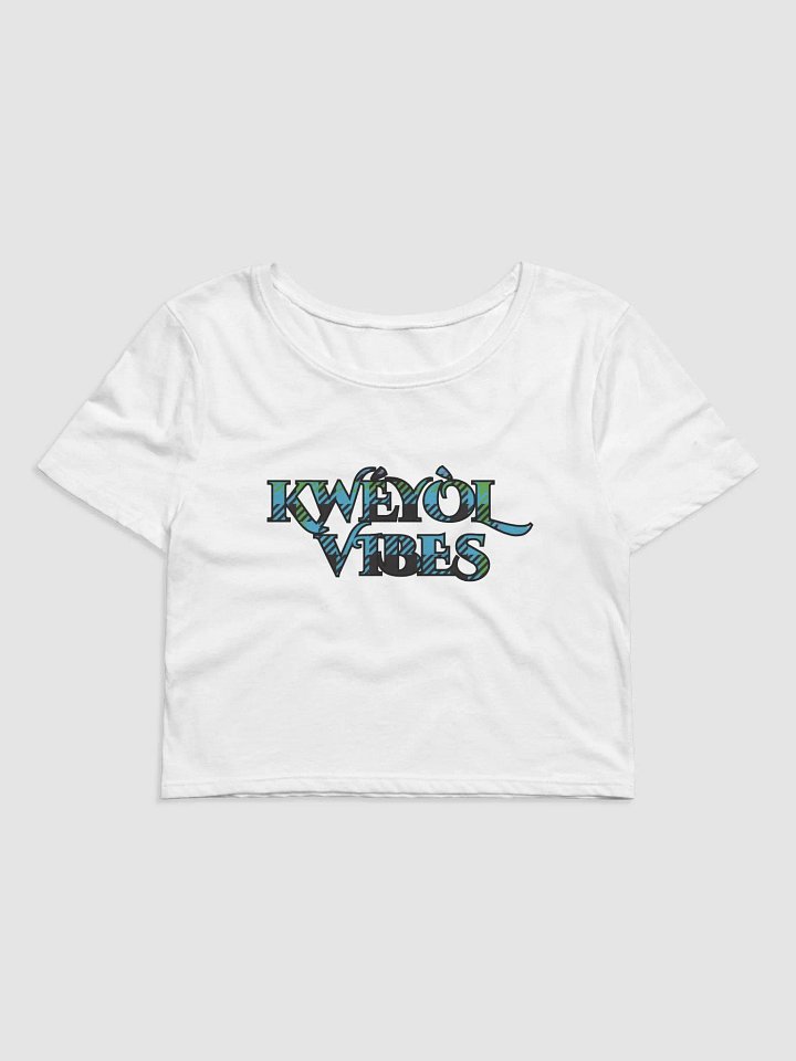 KWEYÒL VIBES Crop Tee product image (1)