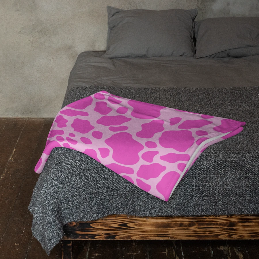 Pink Cow Skin Blanket product image (12)