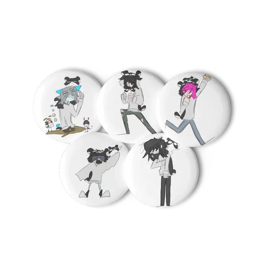 Pin buttons Moon Savers with Hampan product image (3)
