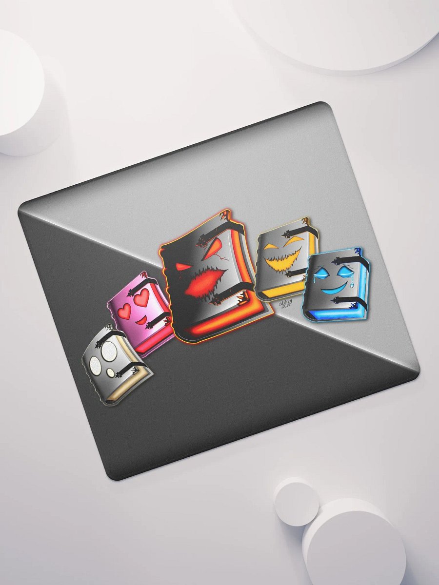 Emotionally Booked Characters Gaming Mouse Pad - 18″×16″, 36″×18″ product image (7)