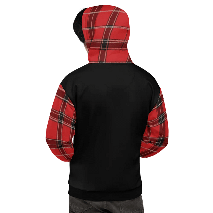 Red Tartan Brit Artz Hoodie product image (1)