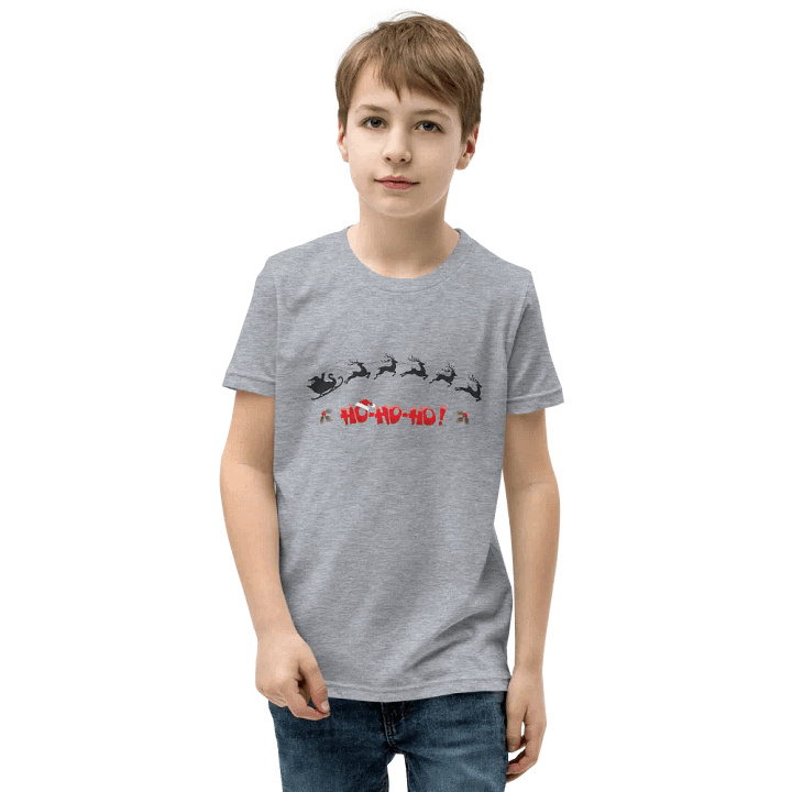 Santa Sleigh Ride Youth T-Shirt product image (10)