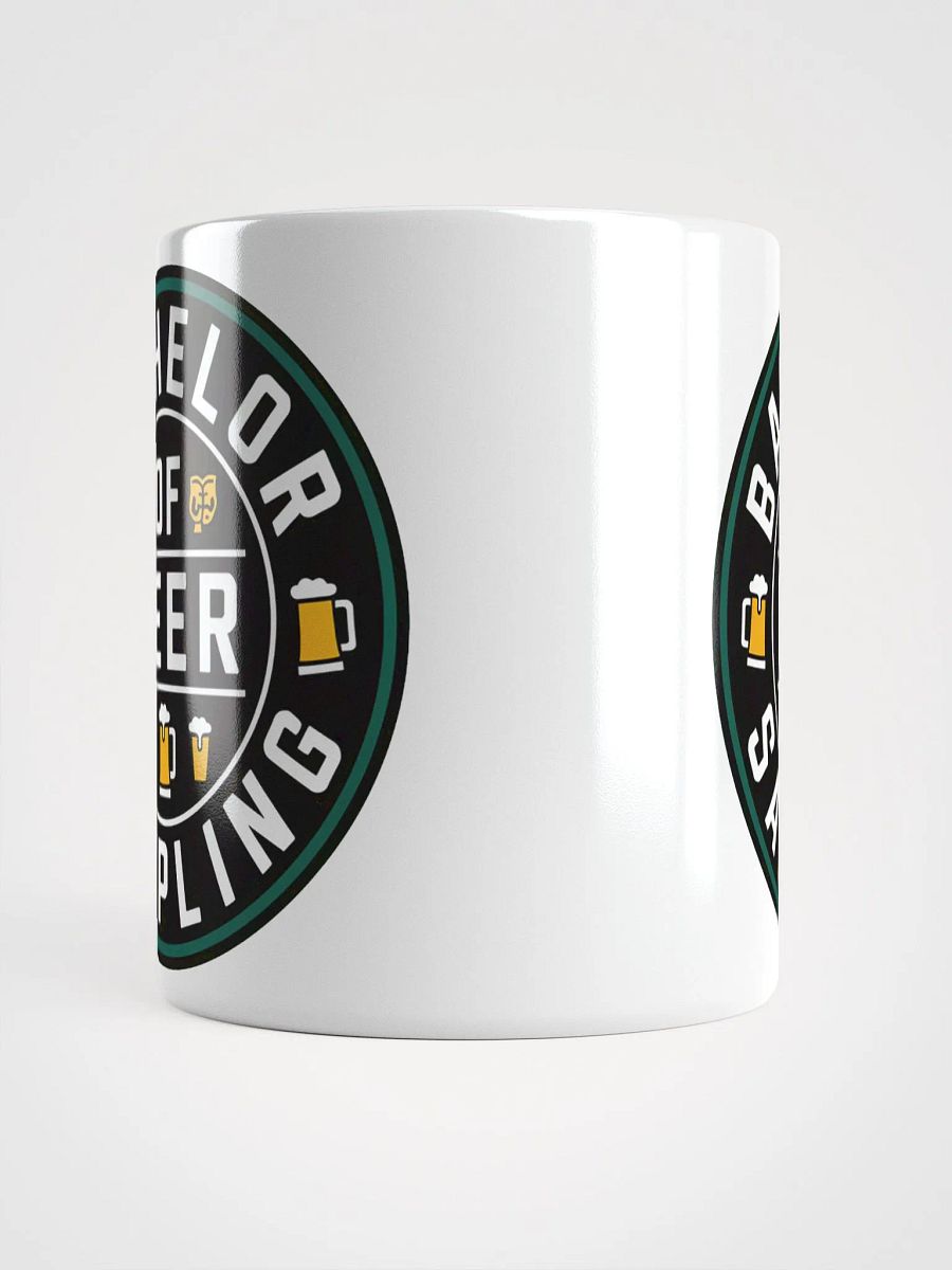 Bachelor of Beer Sampling #Statement Glossy Mug - White product image (13)