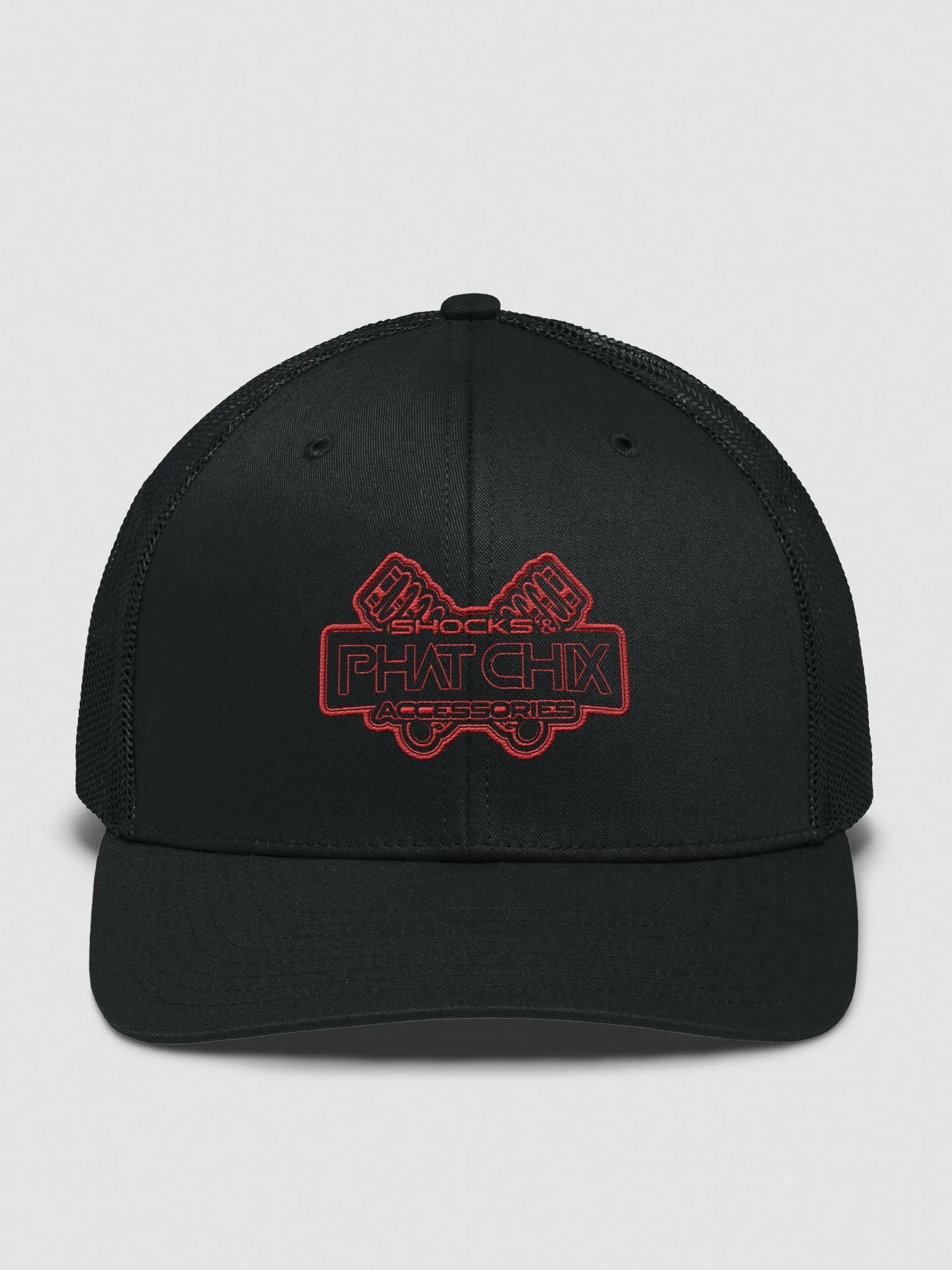 Red Neon Phat chix Truckers Snap product image (2)