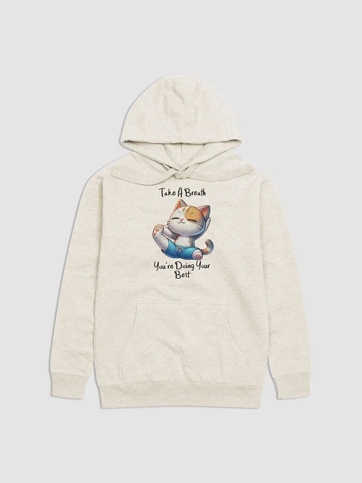 Playful Cat Cartoon Hoodie product image (1)