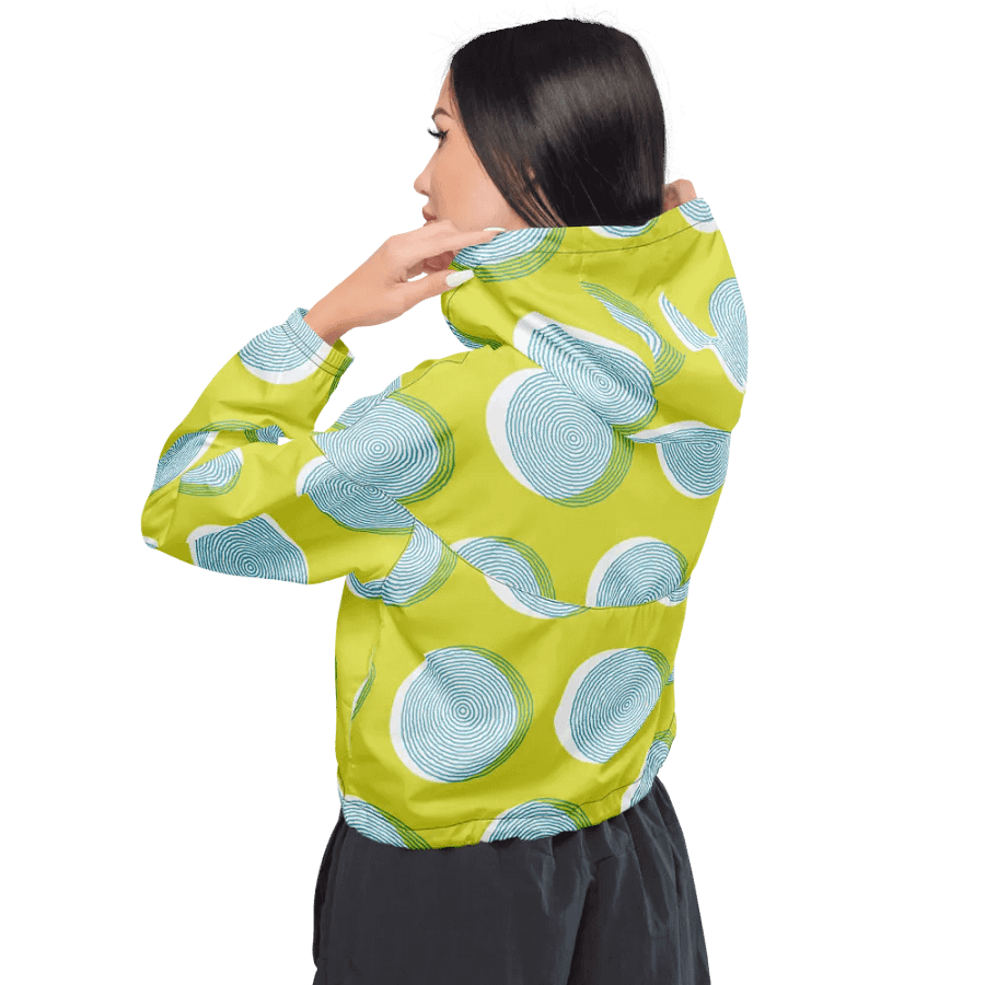 Ripple Effect Cropped Windbreaker product image (3)