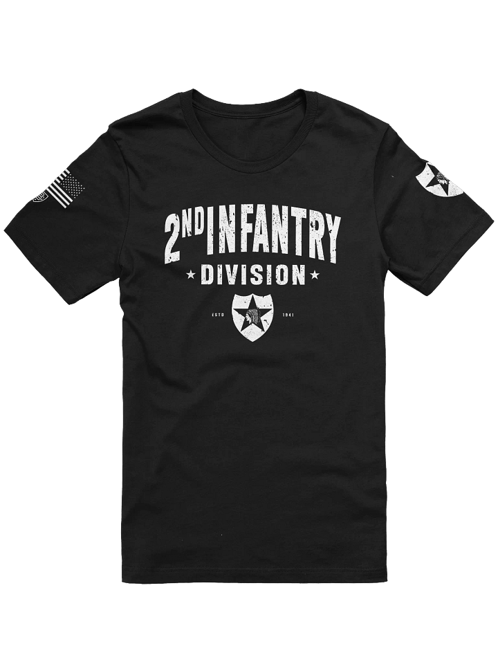 2nd Infantry Division - Indianhead " Distressed" T-Shirt product image (2)