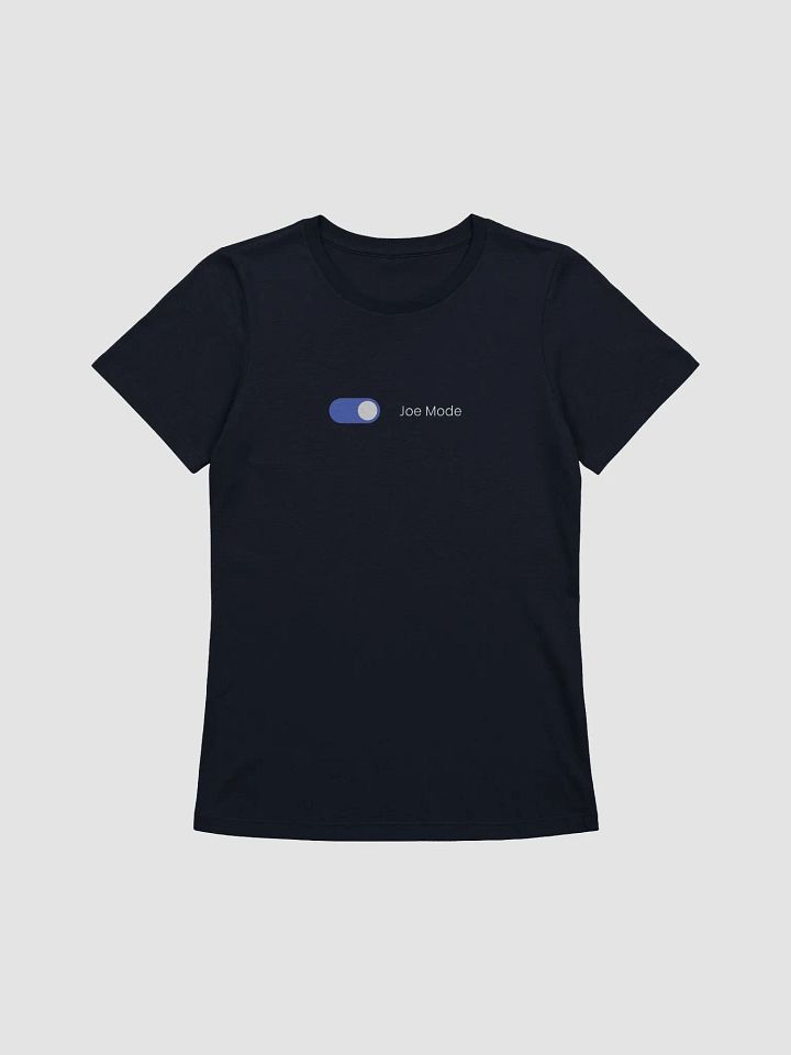 joe mode t-shirt - 100% cotton (womens white text) product image (1)