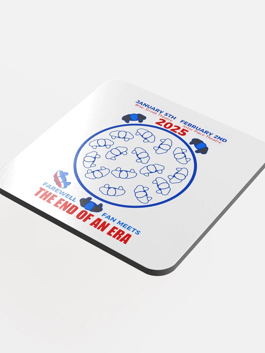 Blue Man Group's Farewell to An Era Fan Glass Coaster product image (4)