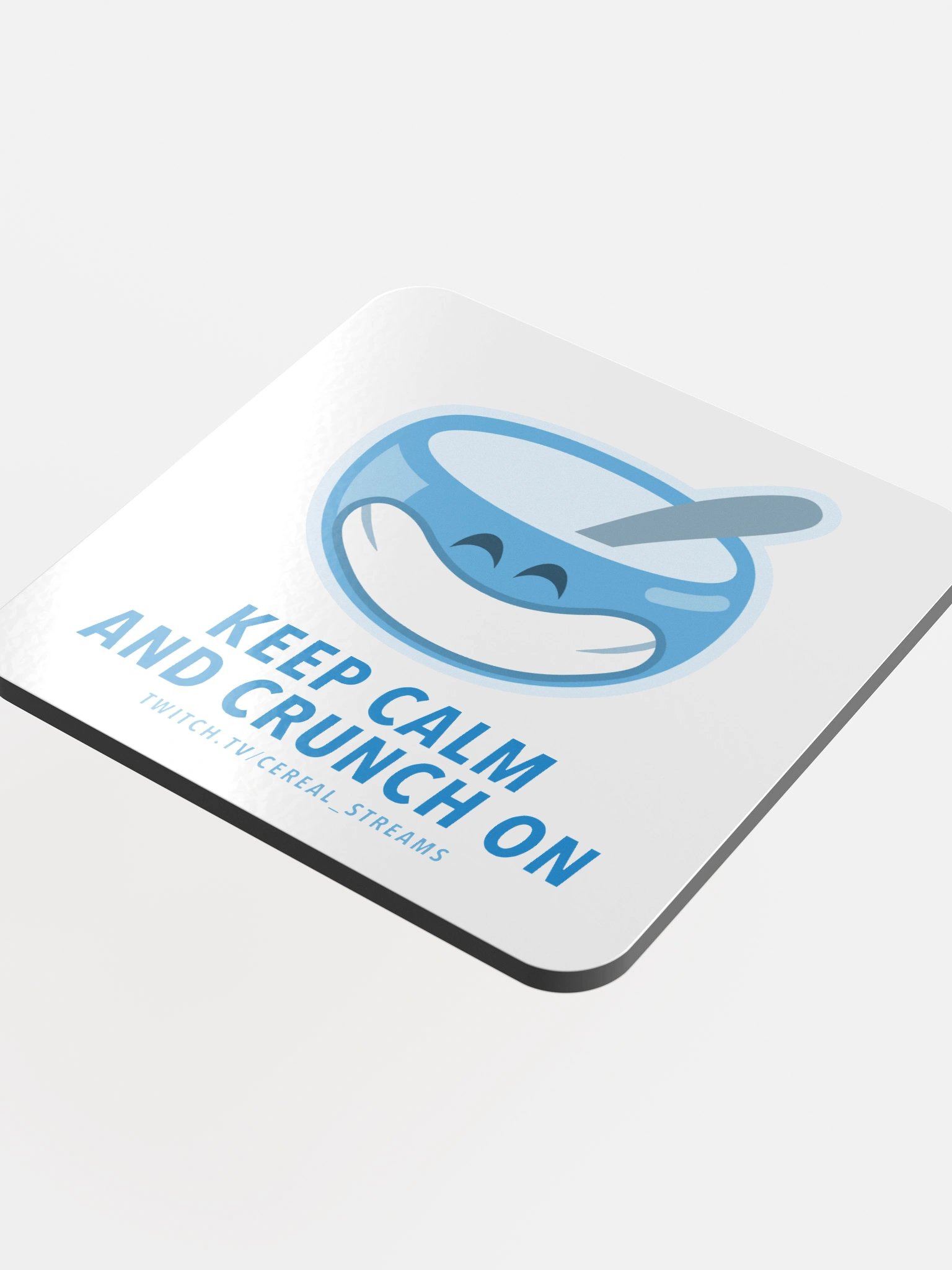 Keep Calm Corked Coaster - White product image (2)