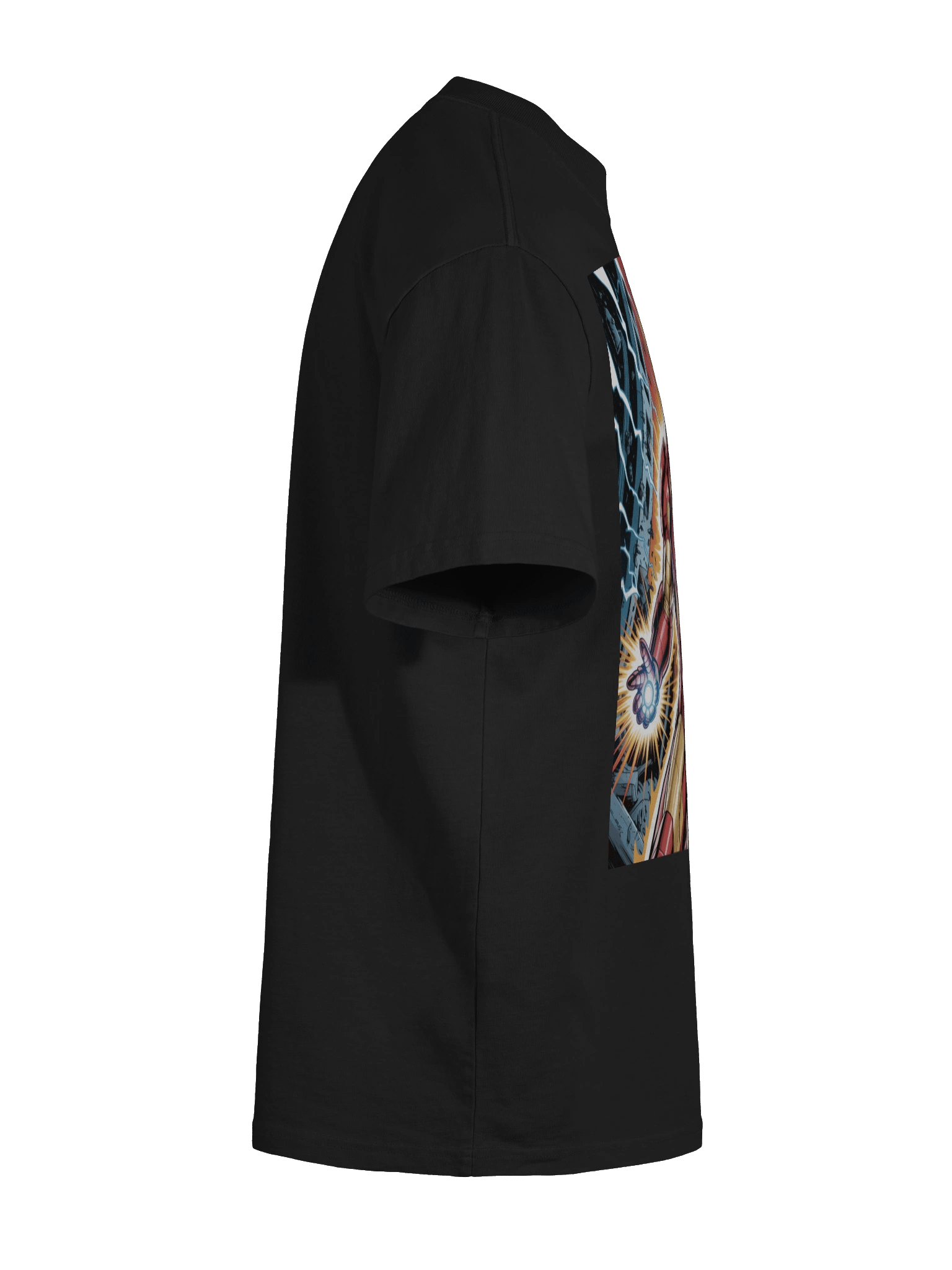Iron Man Repulsor Eclipse Oversized Faded T-Shirt product image (11)