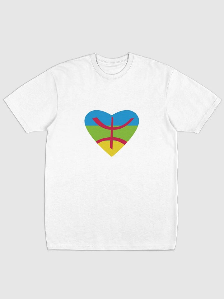 Amazigh Pride Heart Design T-Shirt - Celebrate Berber Heritage with Stylish Cultural Apparel product image (3)