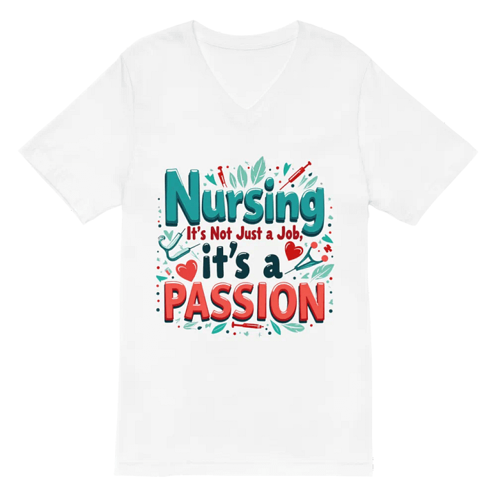 Passionately Nursing V-Neck Tee product image (2)
