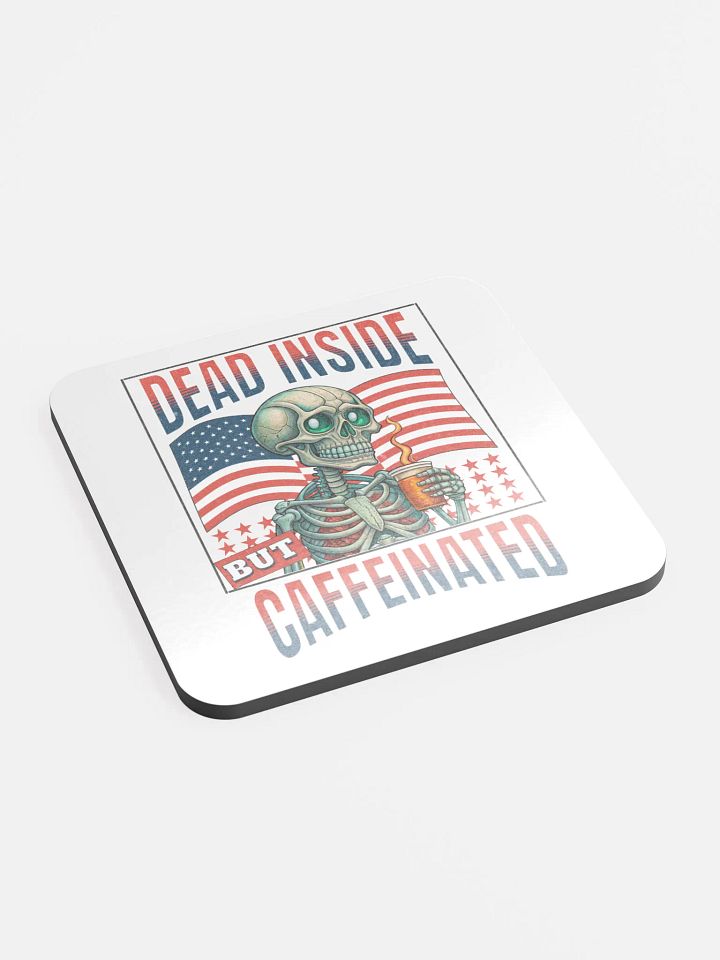Dead Inside But Caffeinated Coaster Set product image (2)
