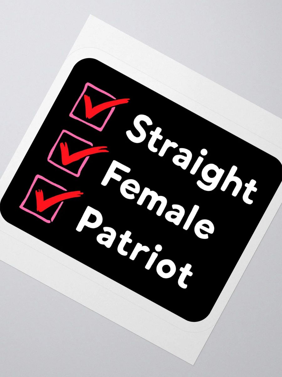 Sticker: Female Checklist product image (3)