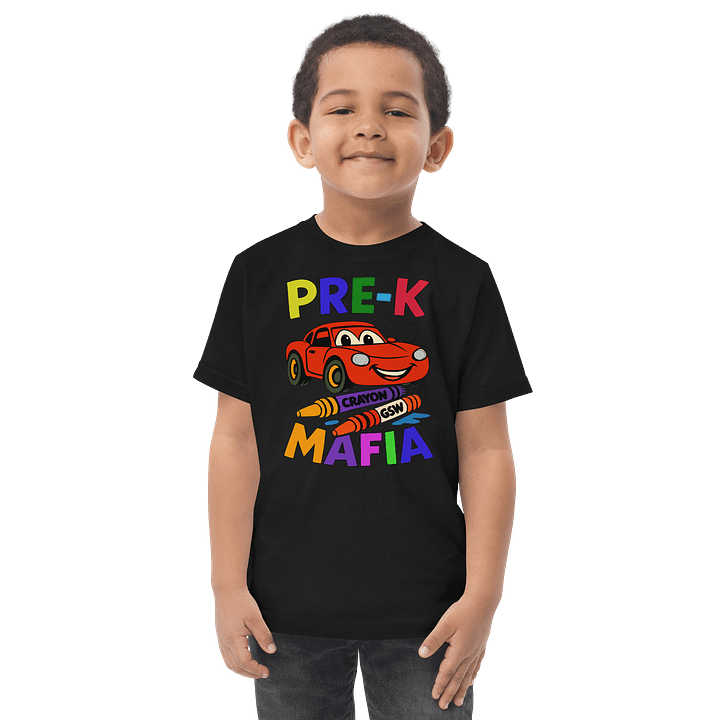 Smiling Red Car Pre-K Toddler Tee product image (1)