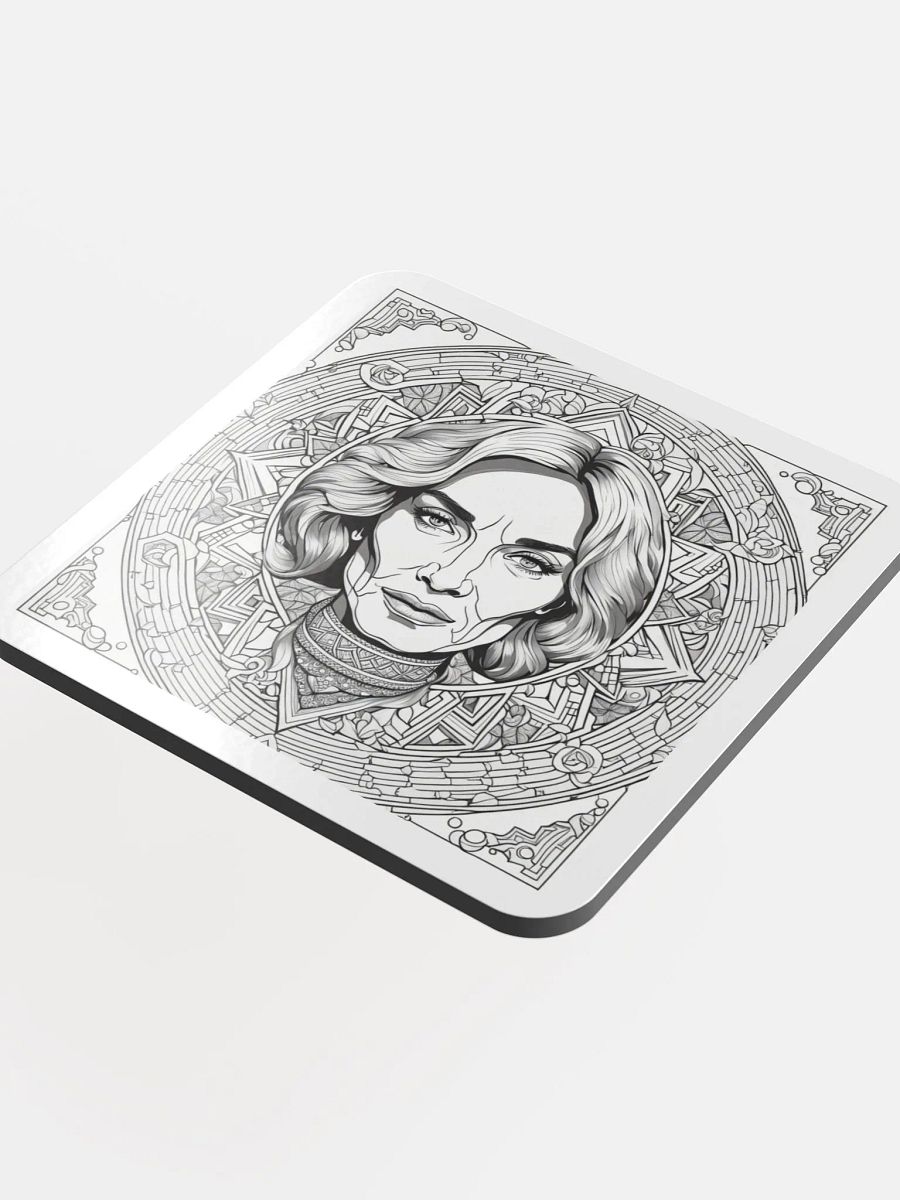 Mandala Monochrome Coaster Set product image (4)