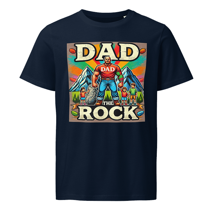 Dad The Rock - Mountain Family Men's Organic T-Shirt product image (1)