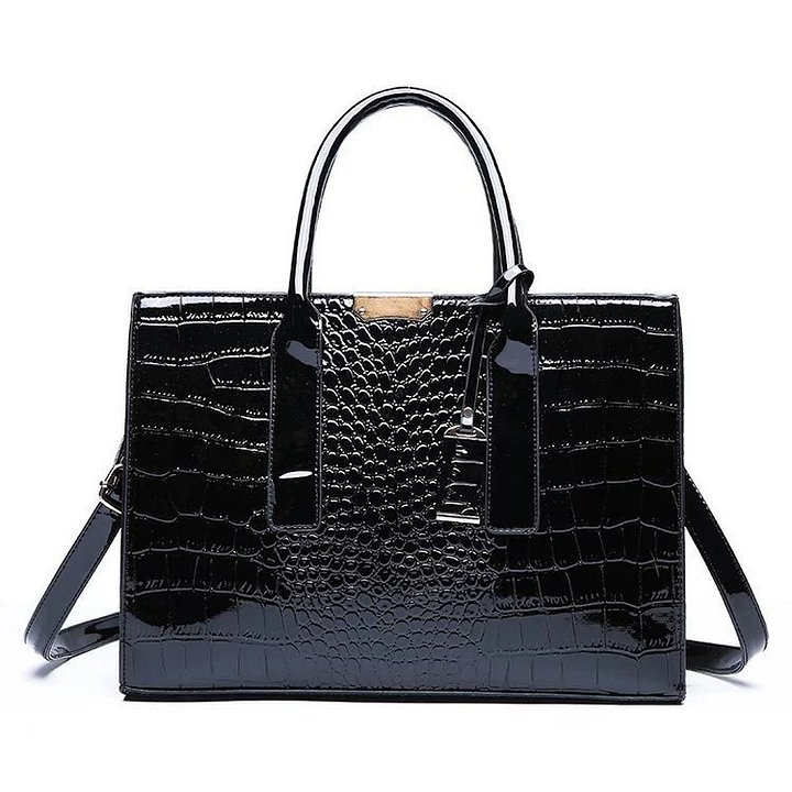 Crocodile Print Tote Crossbody Bags product image (1)