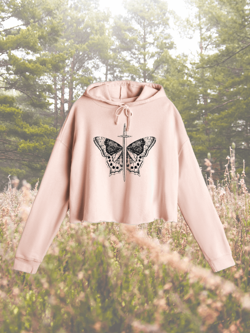 Butterfly Crop Hoodie product image (1)